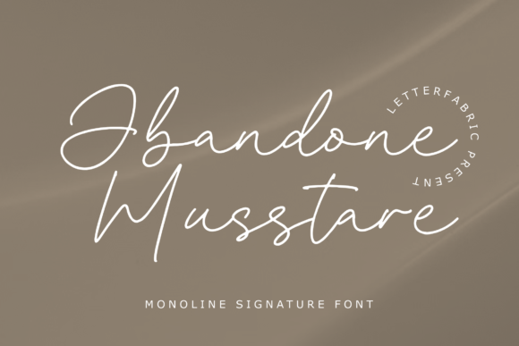 Abandone Musstare: A Font That Elevates Branding with Style