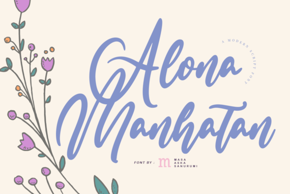 Alona Manhatan: The Script Typeface for Modern Web Design
