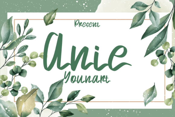 Anie Younart: The Modern Script Typeface for High-Impact Campaigns