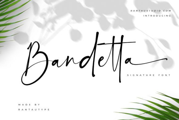 Bandetta: A Modern Script Font for Small Business Branding