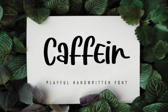 Caffein Handwritten Font for Editorial Design