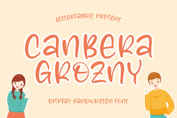 Canbera Grozny: A Handwritten Font for Modern Editorial Design