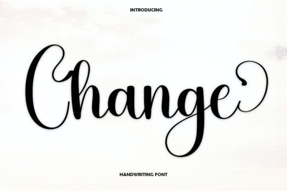 Change: The Handwritten Font That Elevates Your Brand