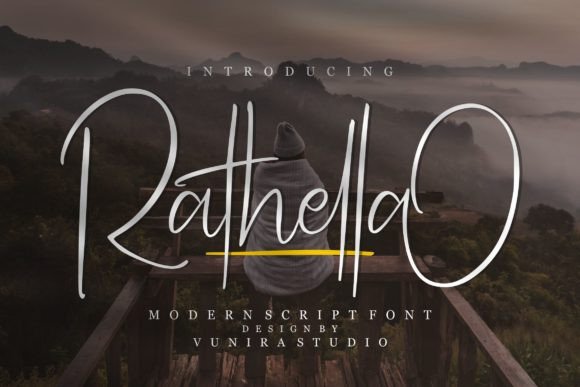 Designing with Rathella: A Modern Script Font for Branding