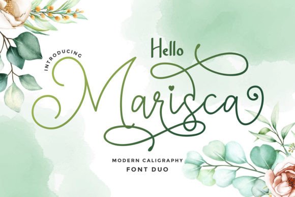 Hello Marisca Duo: A Modern Script Font for Web Design
