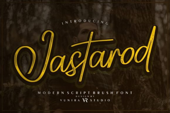 Jastarod: A Modern Brush Script Font for Creative Branding