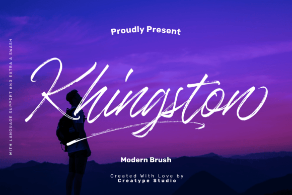 Khingston: The Modern Script Typeface That Elevates Handmade Goods