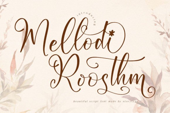 Mellodi Roosthm Font for Business Branding