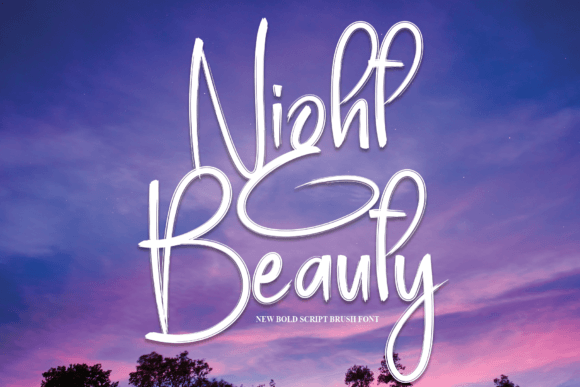 Night Beauty: The Perfect Script Font for Handmade Branding