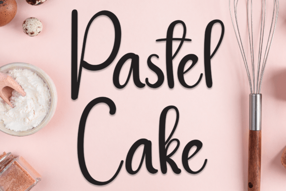Pastel Cake Font for Editorial Design