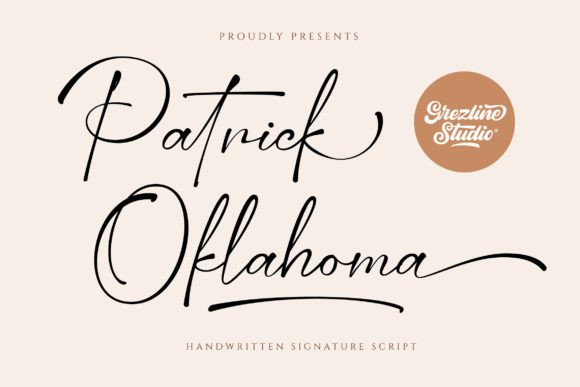Patrick Oklahoma Script Font for Digital Marketing
