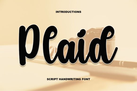 Plaid: A Modern Handwritten Font for Editorial Design