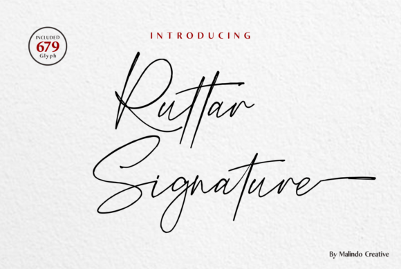 Ruttar Signature: A Dazzling Script Font for Editorial Design