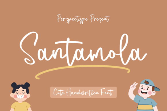 Santamola – A Handwritten Font for Modern Web Design