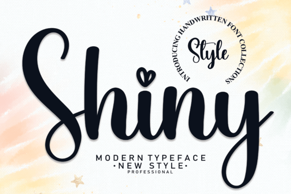 Shiny Font for Web Design Projects