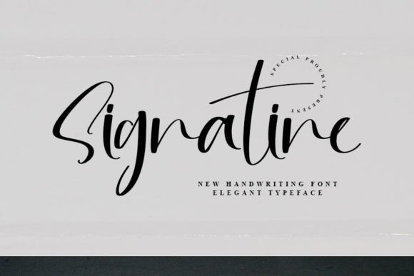 Signatine: A Timeless Script Font for Handmade Creations