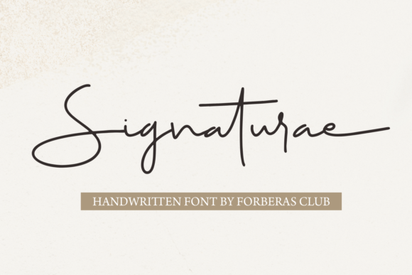 Signaturae Font for Modern Branding and Visual Impact