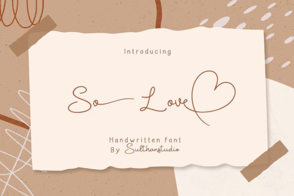 So Love: The Handwritten Script Font That Elevates Your Campaigns