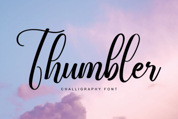 Thumbler: The Script Font That Elevates Campaign Design